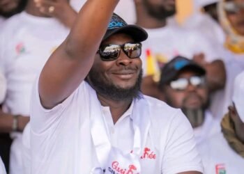 Le ministre Secrétaire général à la présidence, le Général Amara Camara , à Kankan