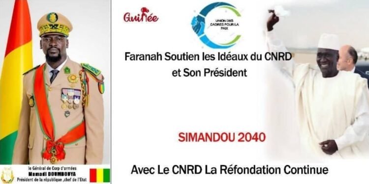 UNION DES CADRES POUR LA PAIX A FARANAH OU LA CERTITUDE D’UN CHOIX