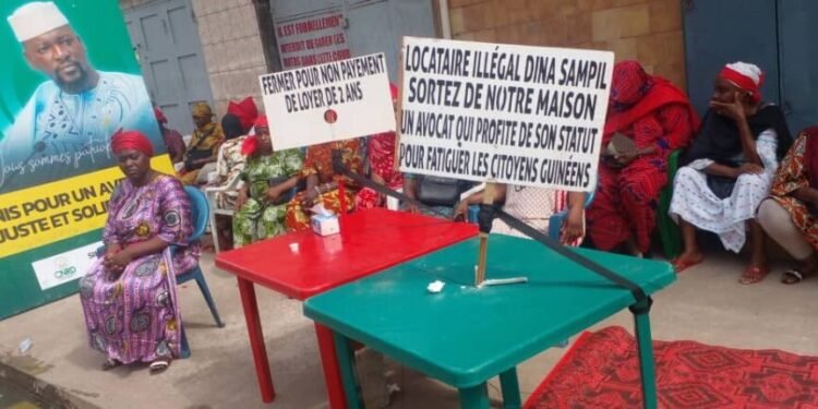 Kaloum: les bureaux de Me sampil fermés pour non payement.