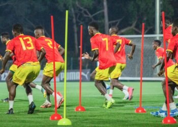 Kampala – Le Syli Local en repérage au stade Kyambogo avant le choc face à l’Ouganda