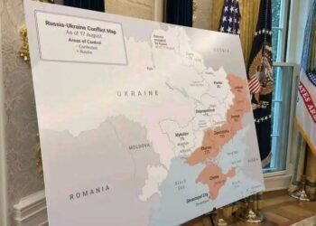 Trump et Zelensky : une carte de l’Ukraine au cœur des discussions à huis clos