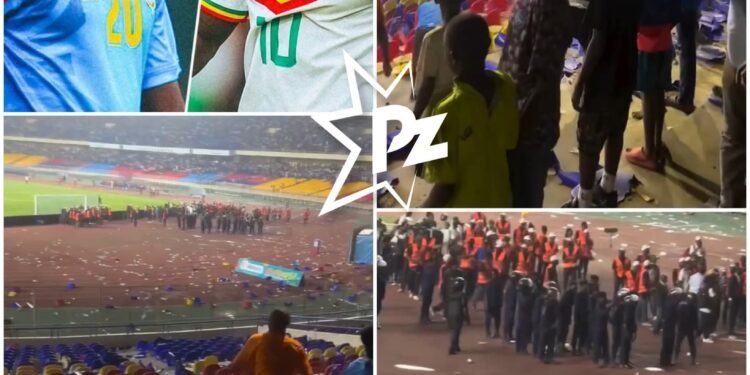 Éliminatoires Mondial 2026 : le Stade des Martyrs vandalisé après la défaite de la RDC face au Sénégal