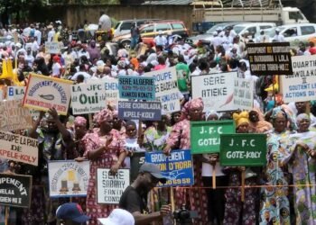 Lola : forte mobilisation autour du Général Amara Camara à l’initiative du Mouvement JFC
