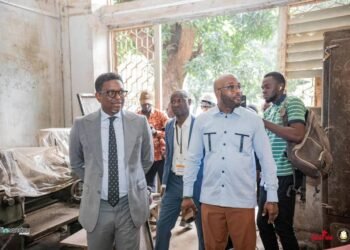 Inspection des bâtiments de l’IPCM : le ministre Alpha Bacar Barry veille à la finalisation des travaux avant la rentrée universitaire