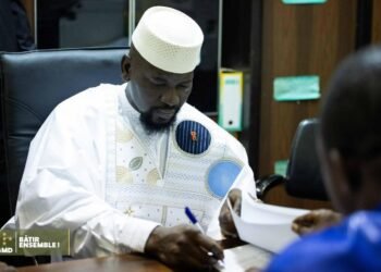 Présidentielle 2025 : Dépôt du dossier de candidature du Général Mamadi Doumbouya à la Cour suprême