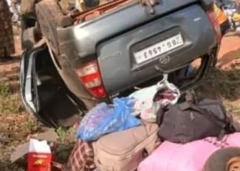 Kindia : deux morts et un blessé grave dans un accident à Souguéta