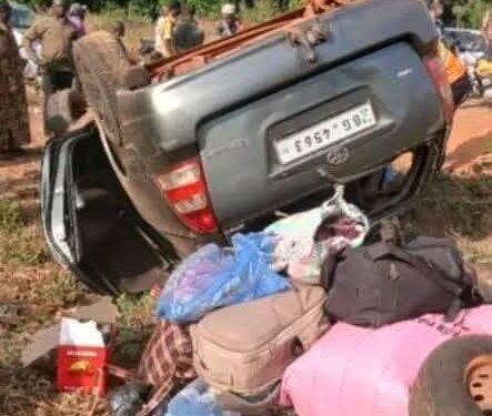 Kindia : deux morts et un blessé grave dans un accident à Souguéta