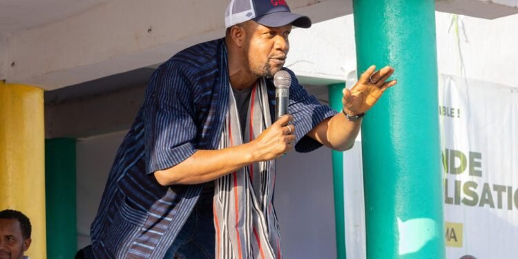 Campagne présidentielle : Mamadou Thug appelle au soutien de Mamadi Doumbouya à Popodara
