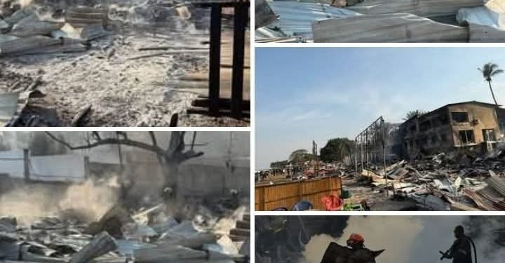 Taouyah : un important incendie ravage la plage Rogbané