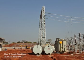 Interconnexion électrique Guinée–Mali : les travaux du poste régional de Kankan à un stade avancé