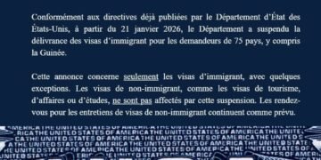 Suspension des visas d’immigrant : la Guinée concernée