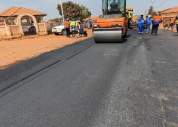 Labé : poursuite des travaux d’aménagement et de bitumage ce dimanche 22 février