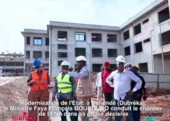 Dubréka : Le chantier de l’ENA progresse à un rythme soutenu