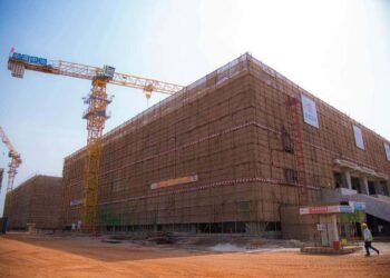 CONAKRY : Le chantier du futur siège de l’Assemblée nationale à Koloma en phase d’achèvement
