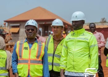 Infrastructures routières : Kerfalla Camara (KPC) en visite sur le chantier de la route express Kagbelen–Kouriah