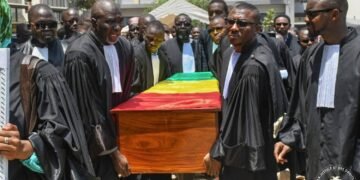 Conakry : hommage à Maître Saran Djoumessy à la Cour d’appel