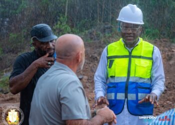 Visite de terrain à Baritodé : le gouvernement ordonne l’accélération des travaux d’aménagement