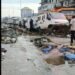 Conakry : les ordures s&rsquo;imposent sur l&rsquo;autoroute Fidel Castro et perturbent la circulation