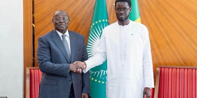Côte d’Ivoire – Sénégal : Tiemoko Meyliet Koné porteur d’un message d’Alassane Ouattara auprès de Bassirou Diomaye Faye
