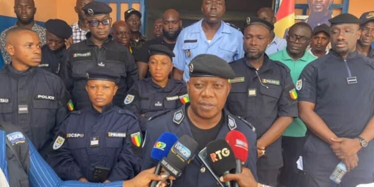 Conakry : cinq suspects interpellés à Lambanyi dans une affaire de vol de motos